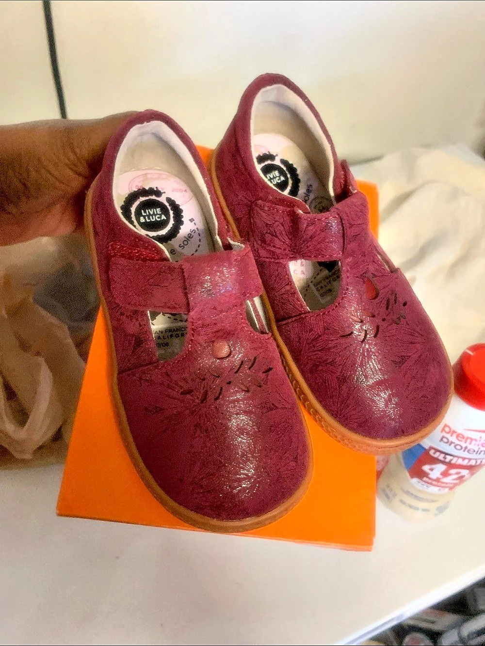 Livie & Luca Ruche Mary Floral Shoes